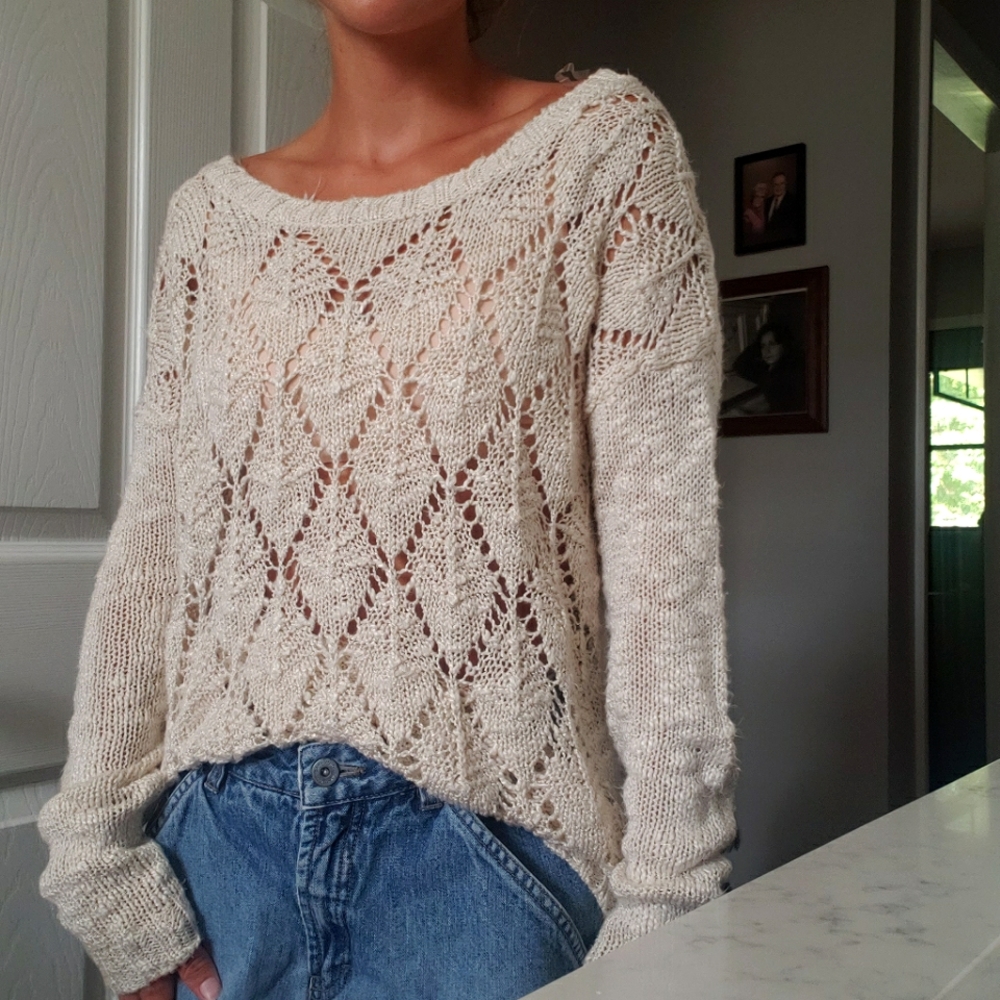 chunky knit sweater